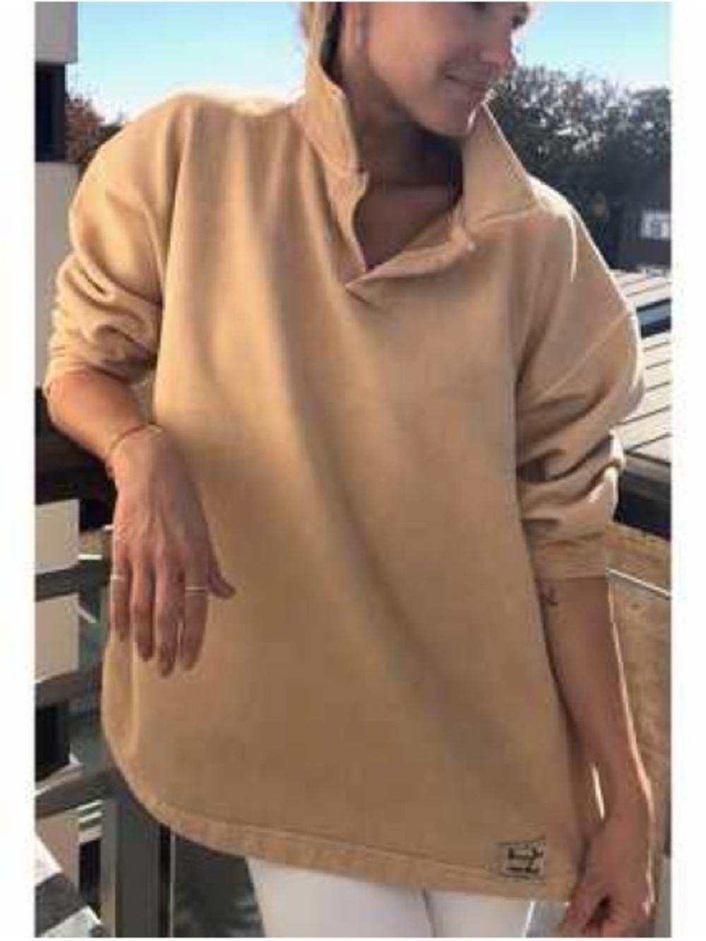 Sloppy Joe Jackie Harris Princess Diana Oversized Sweatshirt Tunic Sz 3